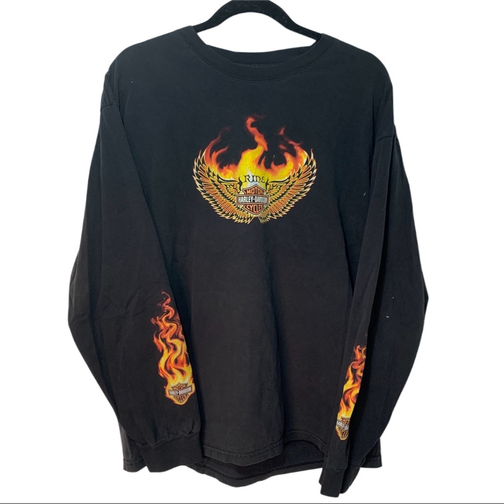 🔥RIDE HARLEY DAVIDSON L/S GRAPHIC SIZE MEDIUM 🔥